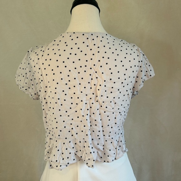 Super Cropped Tie-up Top - Picture 4 of 5